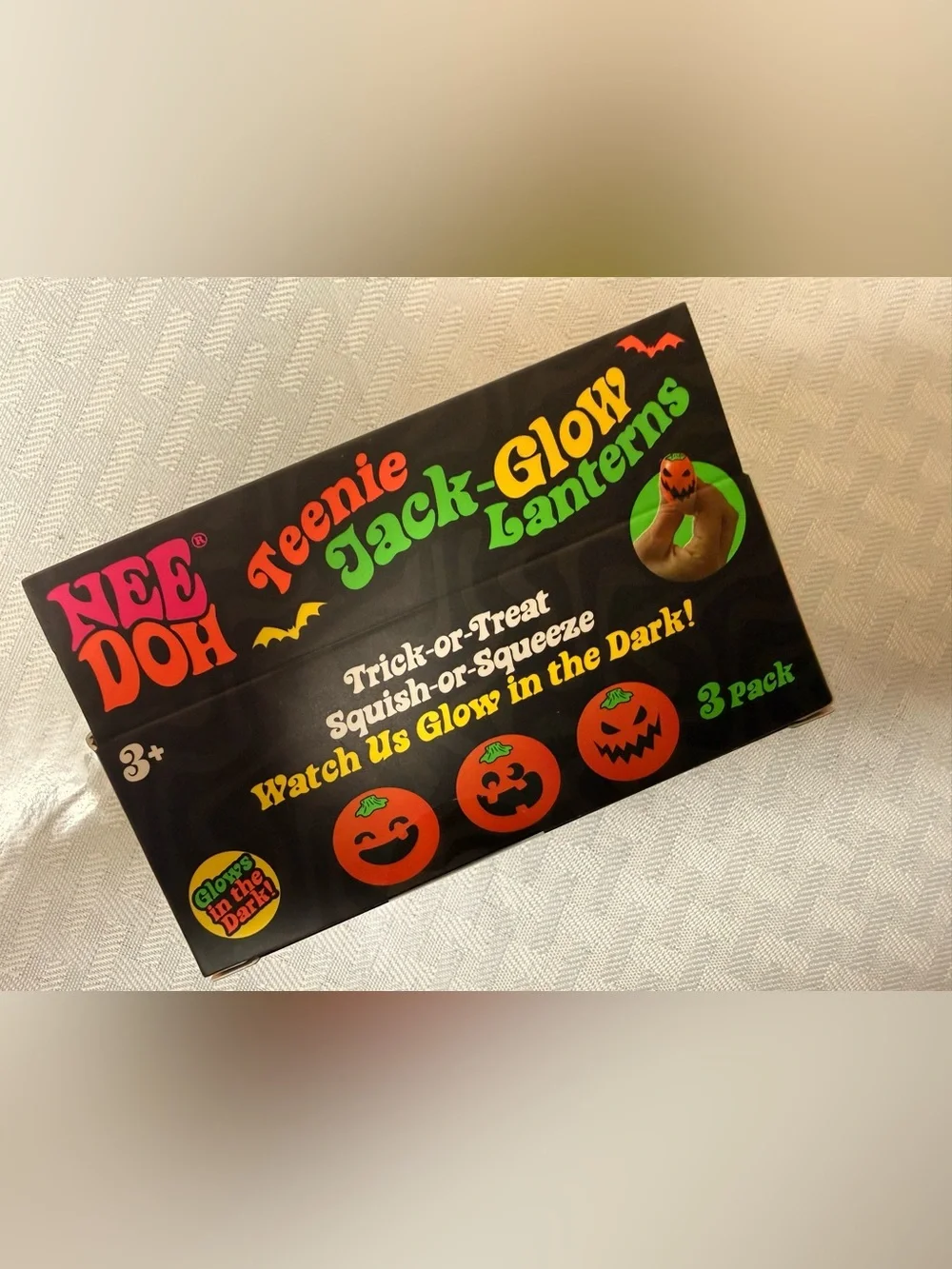 Needoh Teenie Jack-Glow Lanterns Spooky Squishy